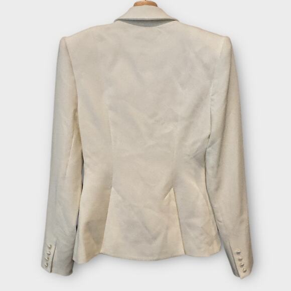 STAUD Carson Paneled Stretch-Crepe Blazer Size Medium - Picture 5 of 12